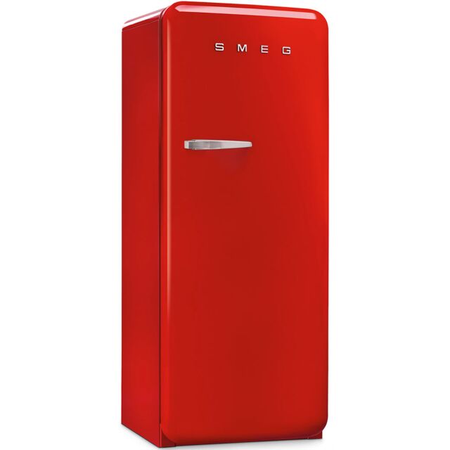 Smeg FAB28RRD3UK 60cm 50s Style Red Right Hand Hinged Fridge with Icebox