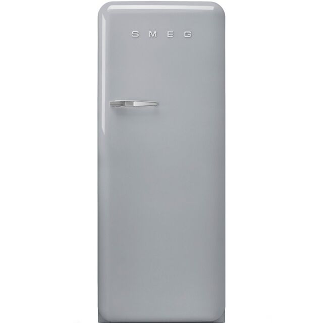 Smeg FAB28RSV3UK 60cm 50s Style Silver Right Hand Hinged Fridge with Icebox