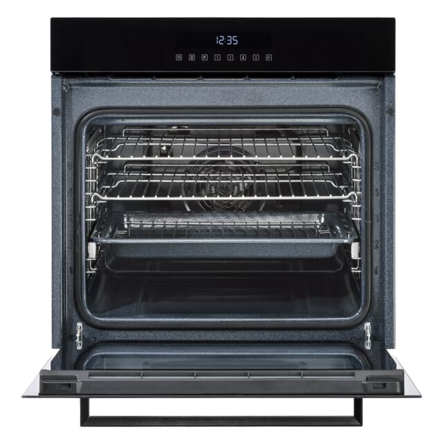 Stoves SEB602TCC 444410035 Black Multifunction Oven 73L, Soft Close Door, Led Lighting 