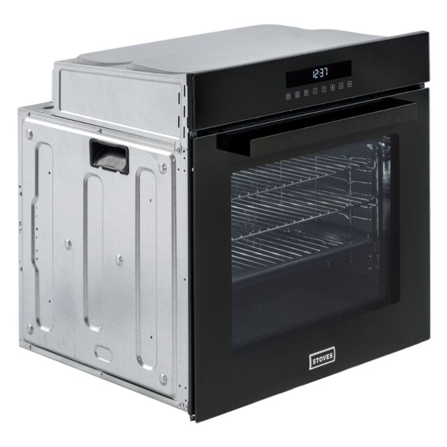 Stoves SEB602TCC 444410035 Black Multifunction Oven 73L, Soft Close Door, Led Lighting 