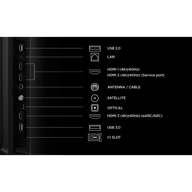 TCL 50P7L-UK 50 inch 4K HDR QLED Google TV