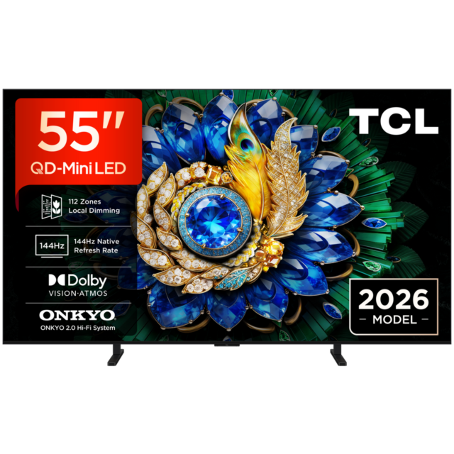 TCL 55A400M-UK 55inch QD-MINI LED TV - Vibrant 55-inch Display