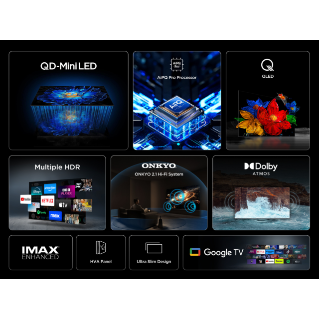 TCL 65C6KS-UK 65inch 4K Ultra HD QD-Mini LED TV