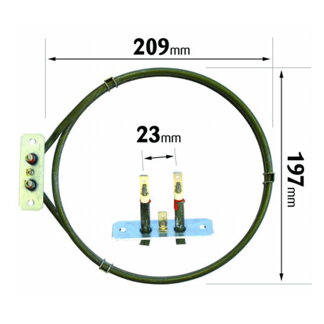 Teba Cooker Fan Oven Element 2000W ELE2050