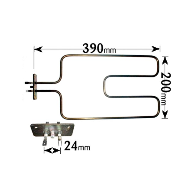 Beko Cooker Base Oven Element ELE2034 Pattern Part