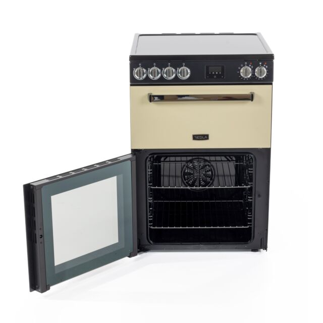 Tesla TMRC60C 60cm Mini Ceramic Range Cooker Cream