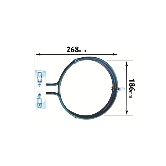 Universal Fan Oven Element Long Neck ELE2151