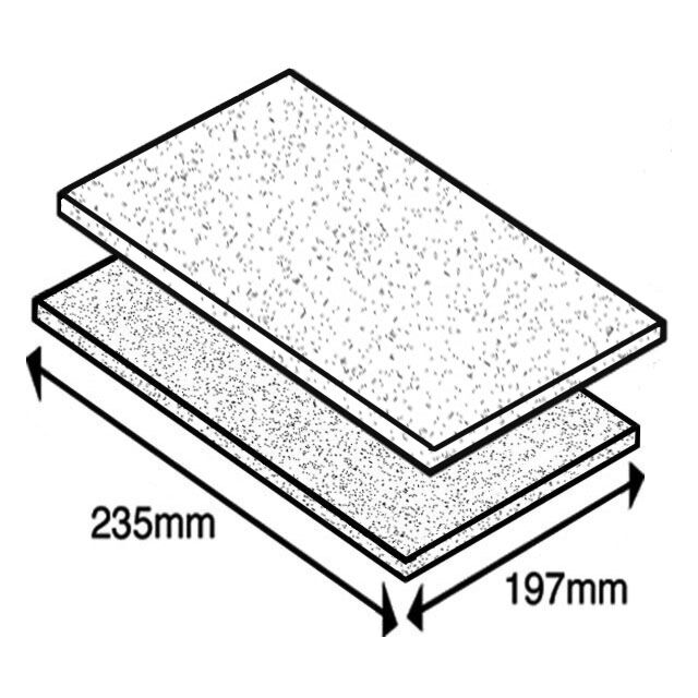Universal Cut To Size Vacuum Cleaner Filter Pre Motor & Exhaust FIL322