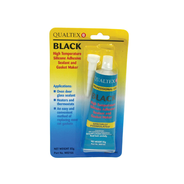 High Temp Silicon Sealant Black 85Gram Tube mis166