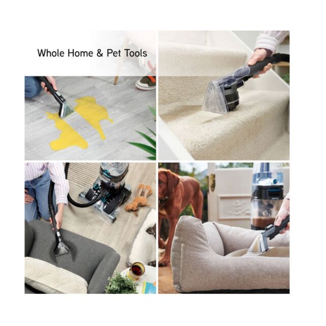 Vax CDCW-PMXP Platinum Power Max Pet-Design Carpet Cleaner - Black & Teal