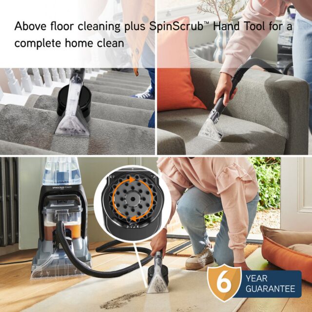 Vax CDCW-SSXA Vax Spinscrub Power Plus - Grey And Navy Blue