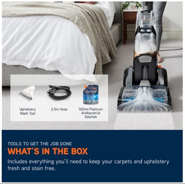 Vax CDCW-SWXC Platinum SmartWash Classic - Silver & Blue