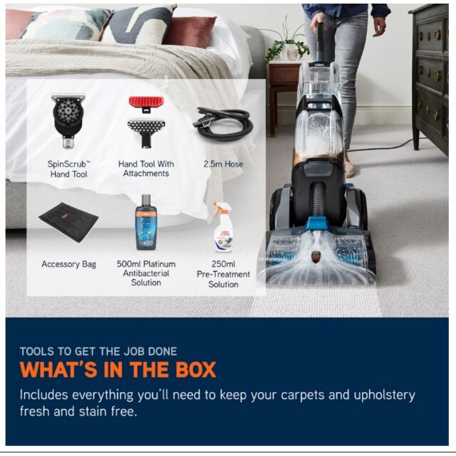 Vax CDCW-SWXS Platinum SmartWash - Charcoal & Blue