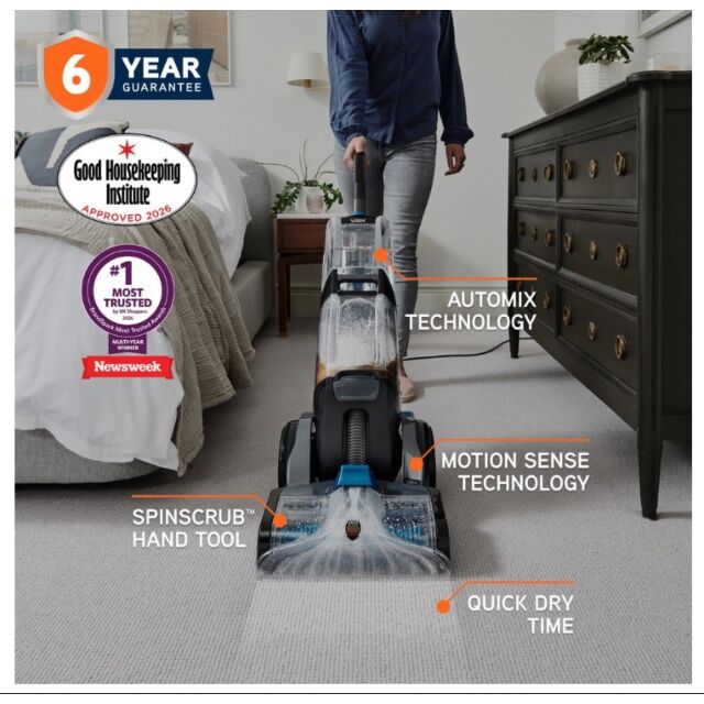 Vax CDCW-SWXS Platinum SmartWash - Charcoal & Blue