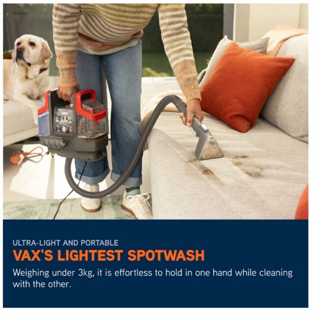 Vax CDSW-MCXS SpotWash Mini - Grey & Red