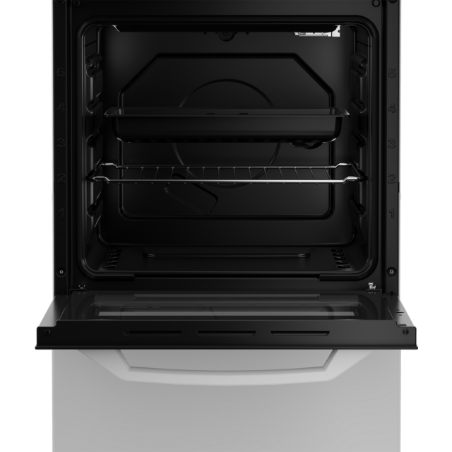 Zenith ZE501W 50Cm Single Oven Gas Cooker With Gas Hob - White - A Energy Rated