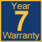 7 Year Warranty